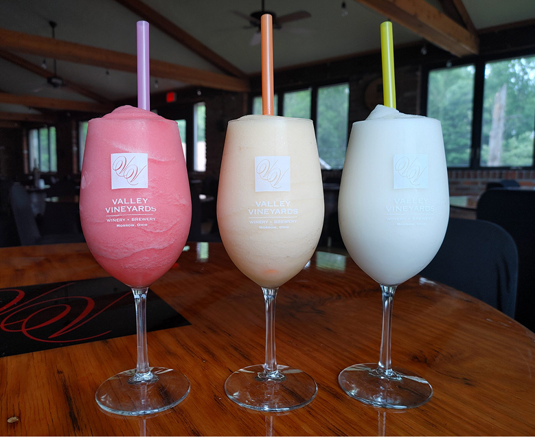 Scenic view of the Little Miami River Valley wine country in Southwest Ohio