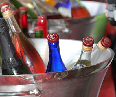 Beautiful vineyard setting for private events at Valley Vineyards