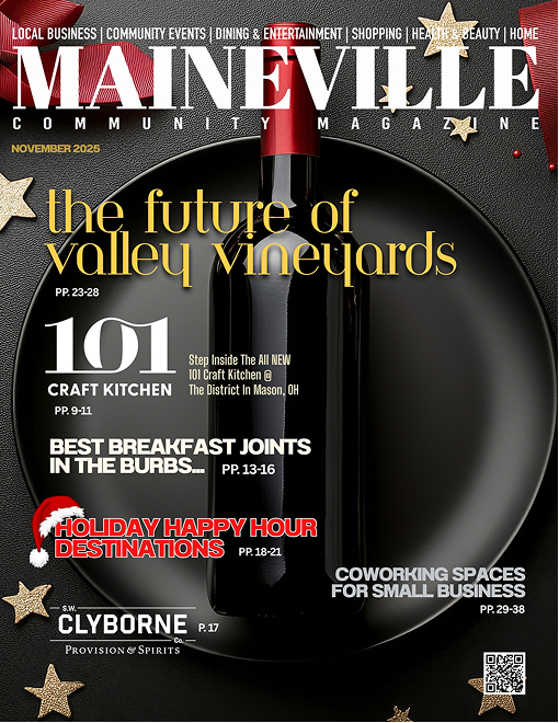 Private event setup at Valley Vineyards in Morrow, Ohio